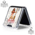 Disney Princess Moana Pattern Galaxy Z Flip6 Clear Case